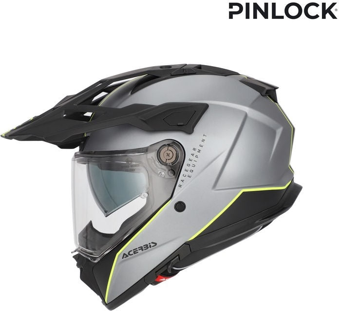 ATTACK HELMET, GREY/YELLOW