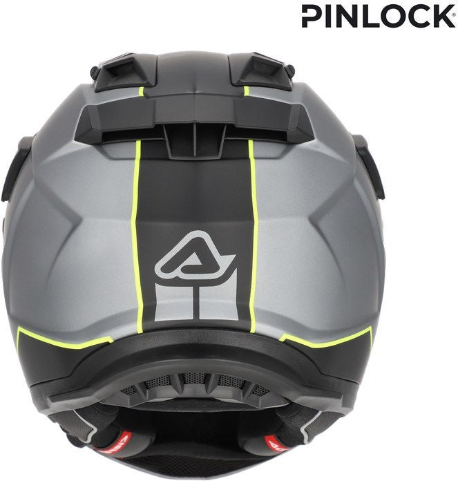 ATTACK HELMET, GREY/YELLOW