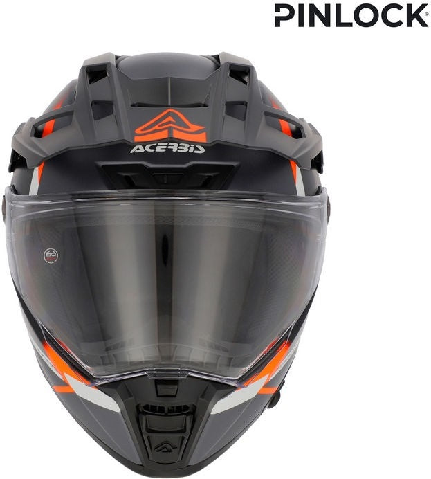 ATTACK HELMET, BLACK/FLUORESCENT ORANGE