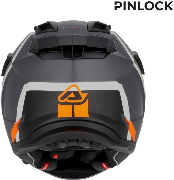 ATTACK HELMET, BLACK/FLUORESCENT ORANGE