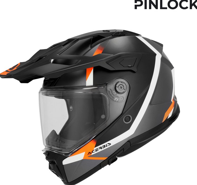 ATTACK HELMET, BLACK/FLUORESCENT ORANGE