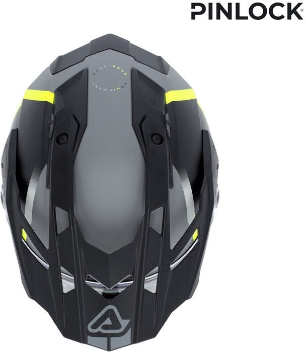 ATTACK HELMET, BLACK/FLUO YELLOW