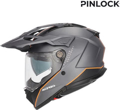 ATTACK HELMET, GREY/ORANGE