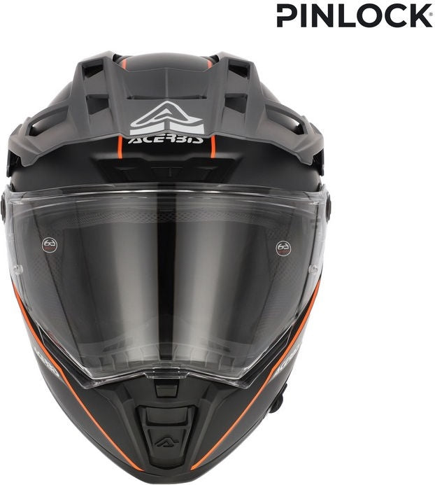 ATTACK HELMET, GREY/ORANGE
