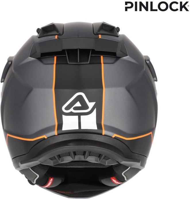 ATTACK HELMET, GREY/ORANGE