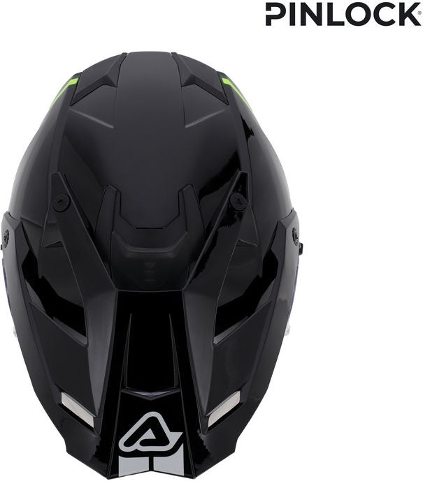 ASSAULT GRAPHIC HELMET, BLACK/FLUO YELLOW