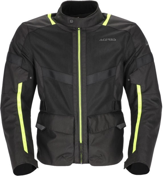 JACKET RAMSEY VENTED LONG, BLACK/YELLOW