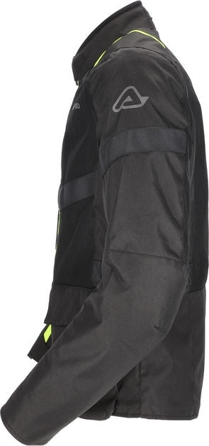 JACKET RAMSEY VENTED LONG, BLACK/YELLOW