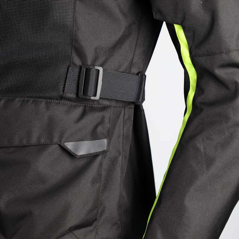 JACKET RAMSEY VENTED LONG, BLACK/YELLOW