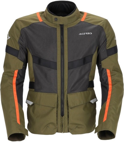 JACKET RAMSEY VENTED LONG, GREEN/ORANGE