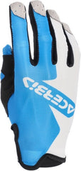 GLOVES MX-P 2.0 VENTED, BLUE/WHITE