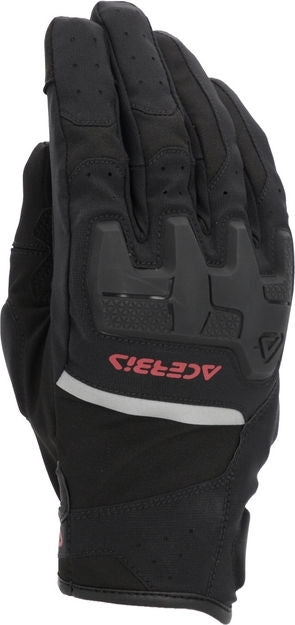 GLOVES CE X-STREET WP, BLACK/RED