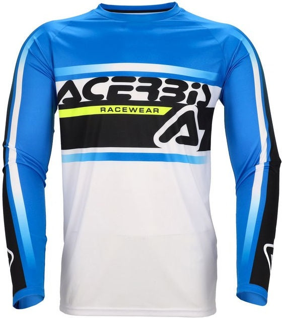 JERSEY MX LINEAR KID, WHITE/BLUE