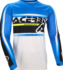 JERSEY MX LINEAR KID, WHITE/BLUE