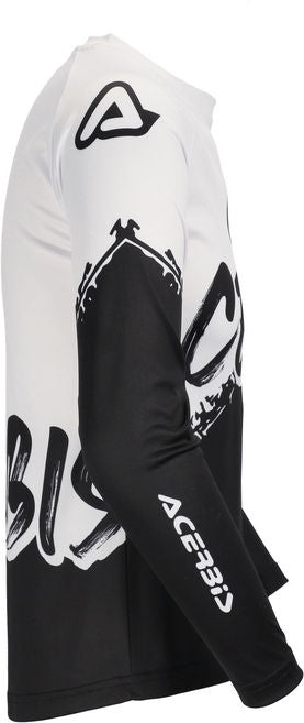 JERSEY MX LINEAR KID, BLACK/WHITE