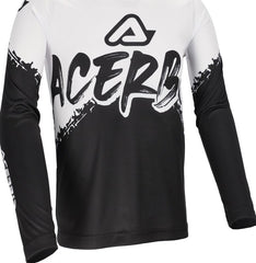 JERSEY MX LINEAR KID, BLACK/WHITE