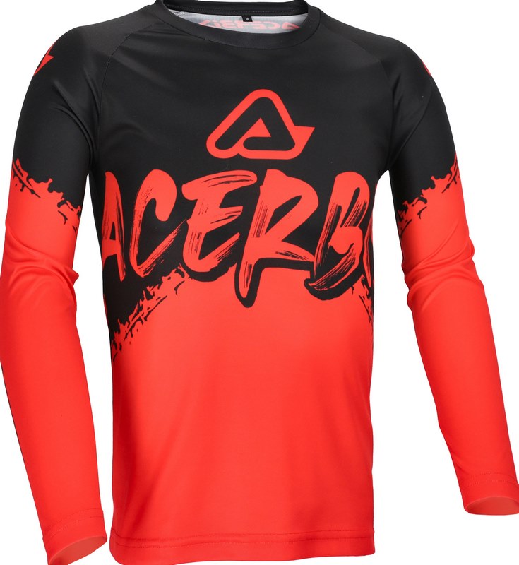 JERSEY MX LINEAR KID, BLACK/RED