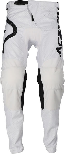 PANTS MX VENTED, WHITE/BLACK
