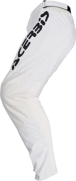 PANTS MX VENTED, WHITE/BLACK