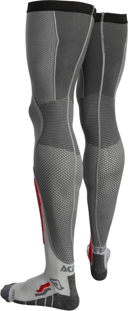 X-LEG VENTED PRO, GREY/RED