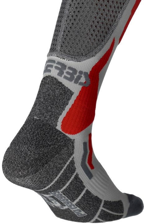 X-LEG VENTED PRO, GREY/RED