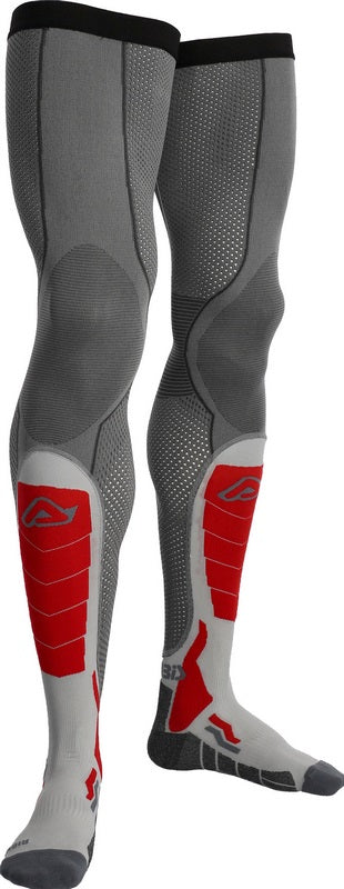 X-LEG VENTED PRO, GREY/RED