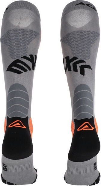 MX IMPACT VENTED SOCKS, GREY/ORANGE, Size XXL
