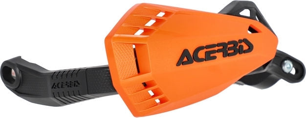 HANDGUARDS FIRSTMOTO, ORANGE/BLACK