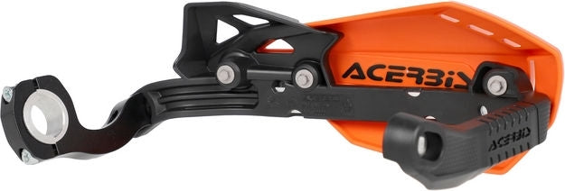 HANDGUARDS FIRSTMOTO, ORANGE/BLACK