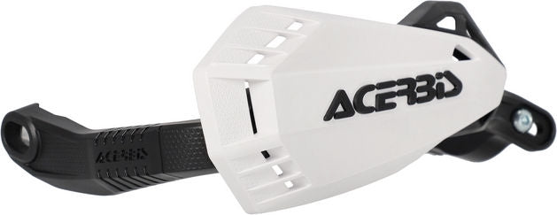 HANDGUARDS FIRSTMOTO, WHITE/BLACK