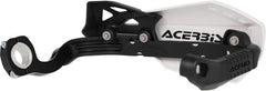 HANDGUARDS FIRSTMOTO, WHITE/BLACK