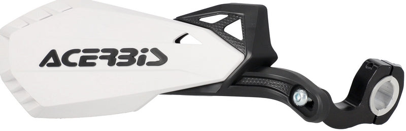 HANDGUARDS FIRSTMOTO, WHITE/BLACK