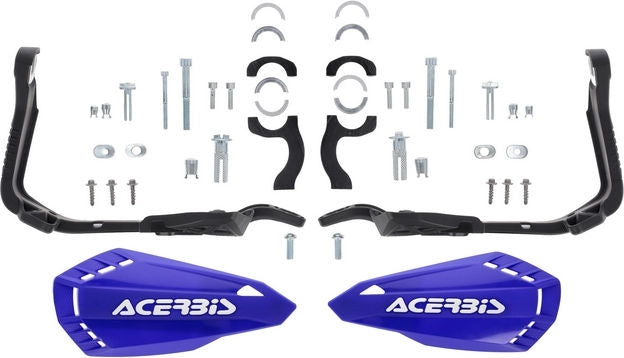 HANDGUARDS FIRSTMOTO, BLUE/WHITE