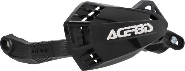 HANDGUARDS FIRSTMOTO, BLACK/WHITE