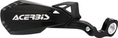 HANDGUARDS FIRSTMOTO, BLACK/WHITE
