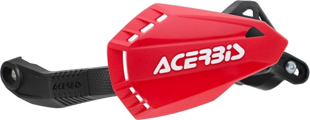 HANDGUARDS FIRSTMOTO, RED/WHITE