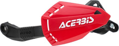 HANDGUARDS FIRSTMOTO, RED/WHITE