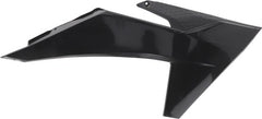 RADIATOR SCOOPS, BLACK