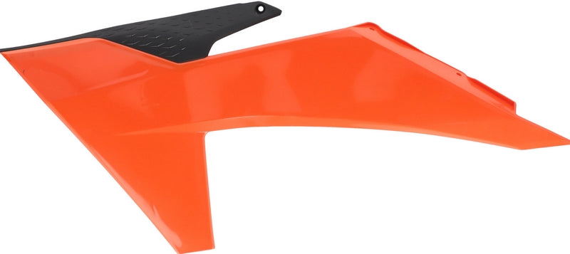 RADIATOR SCOOPS, ORANGE/BLACK