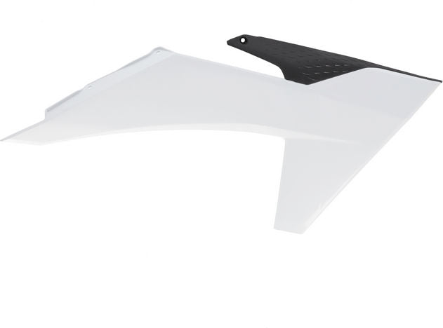 RADIATOR SCOOPS, WHITE/BLACK