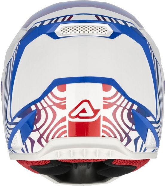 WHOOPS GRAPHIC HELMET, WHITE/BLUE/RED
