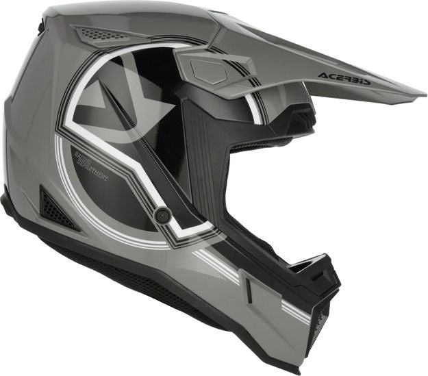 WHOOPS GRAPHIC HELMET, GREY/BLACK, Size XXL