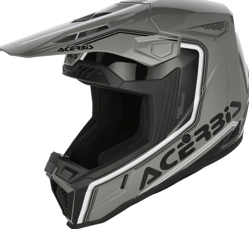 WHOOPS GRAPHIC HELMET, GREY/BLACK, Size XXL