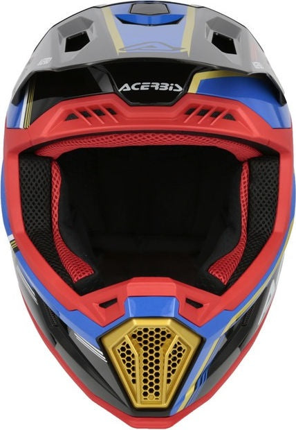 WHOOPS GRAPHIC HELMET, BLACK/BLUE