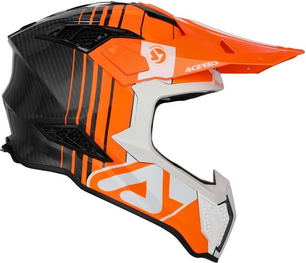 AIRSTRIKE-C HELMET, ORANGE/WHITE