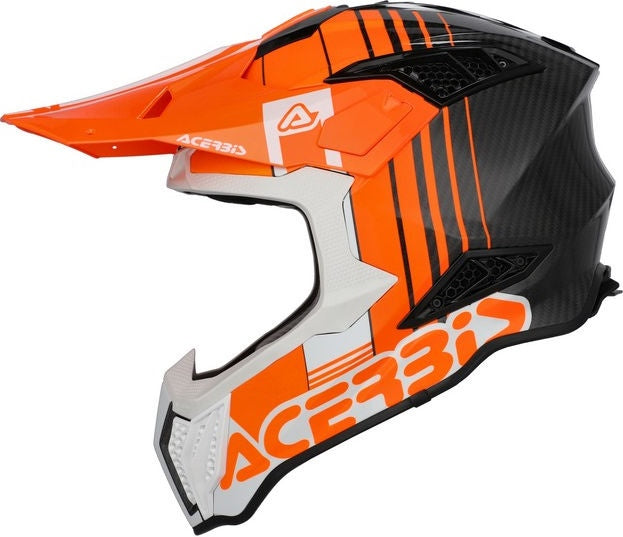 AIRSTRIKE-C HELMET, ORANGE/WHITE