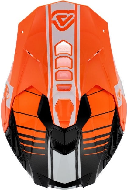 AIRSTRIKE-C HELMET, ORANGE/WHITE