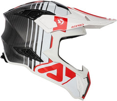 AIRSTRIKE-C HELMET, WHITE/RED, Size XS