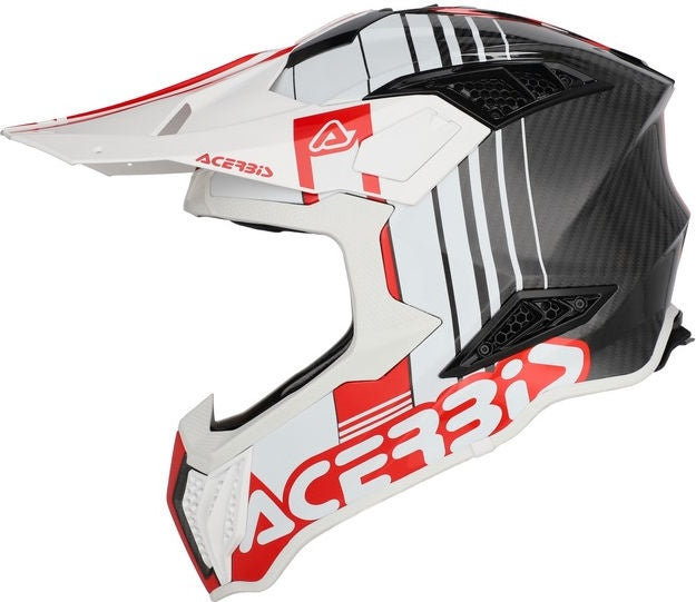 AIRSTRIKE-C HELMET, WHITE/RED, Size XS