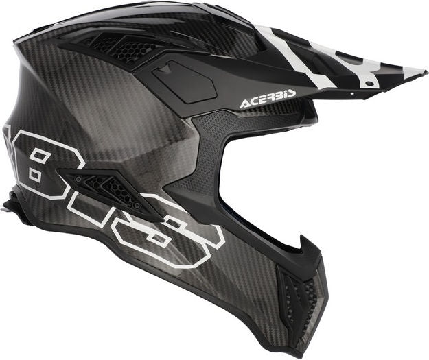 AIRSTRIKE-C HELMET, BLACK/WHITE, Size XS